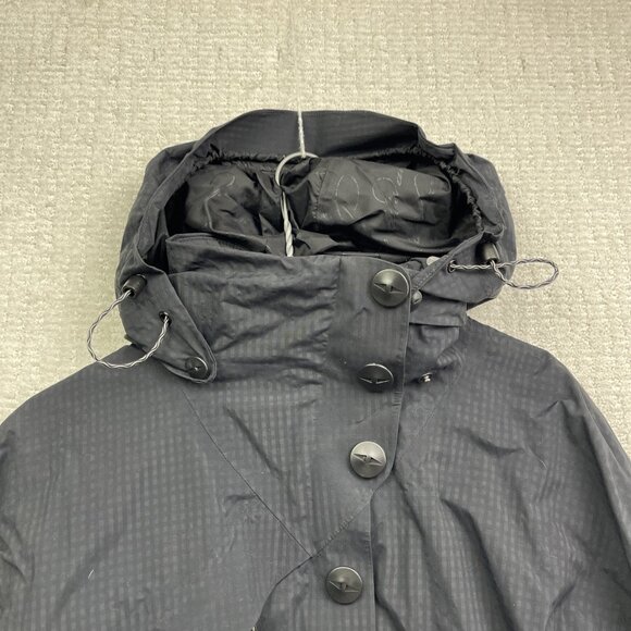 Columbia Titanium Hooded Jacket Women's L Black Omni-Tech Full Zip Waterproof - Picture 2 of 15